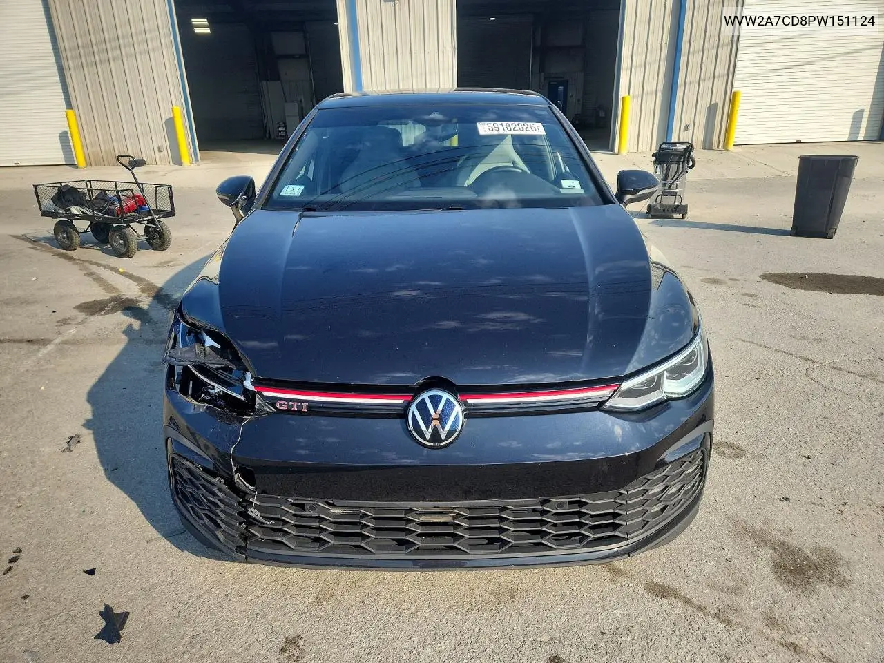 2023 Volkswagen Gti Se VIN: WVW2A7CD8PW151124 Lot: 59182026