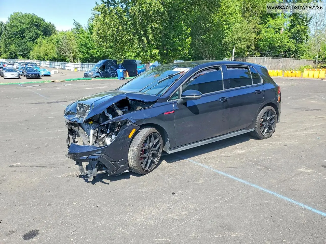 2024 Volkswagen Gti Se VIN: WVW3A7CD3RW152236 Lot: 55441616