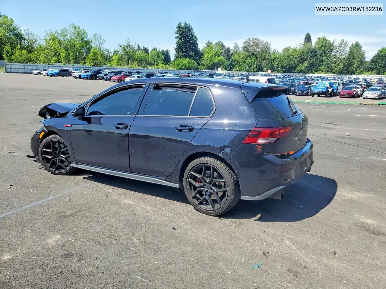 2024 Volkswagen Gti Se VIN: WVW3A7CD3RW152236 Lot: 55441616