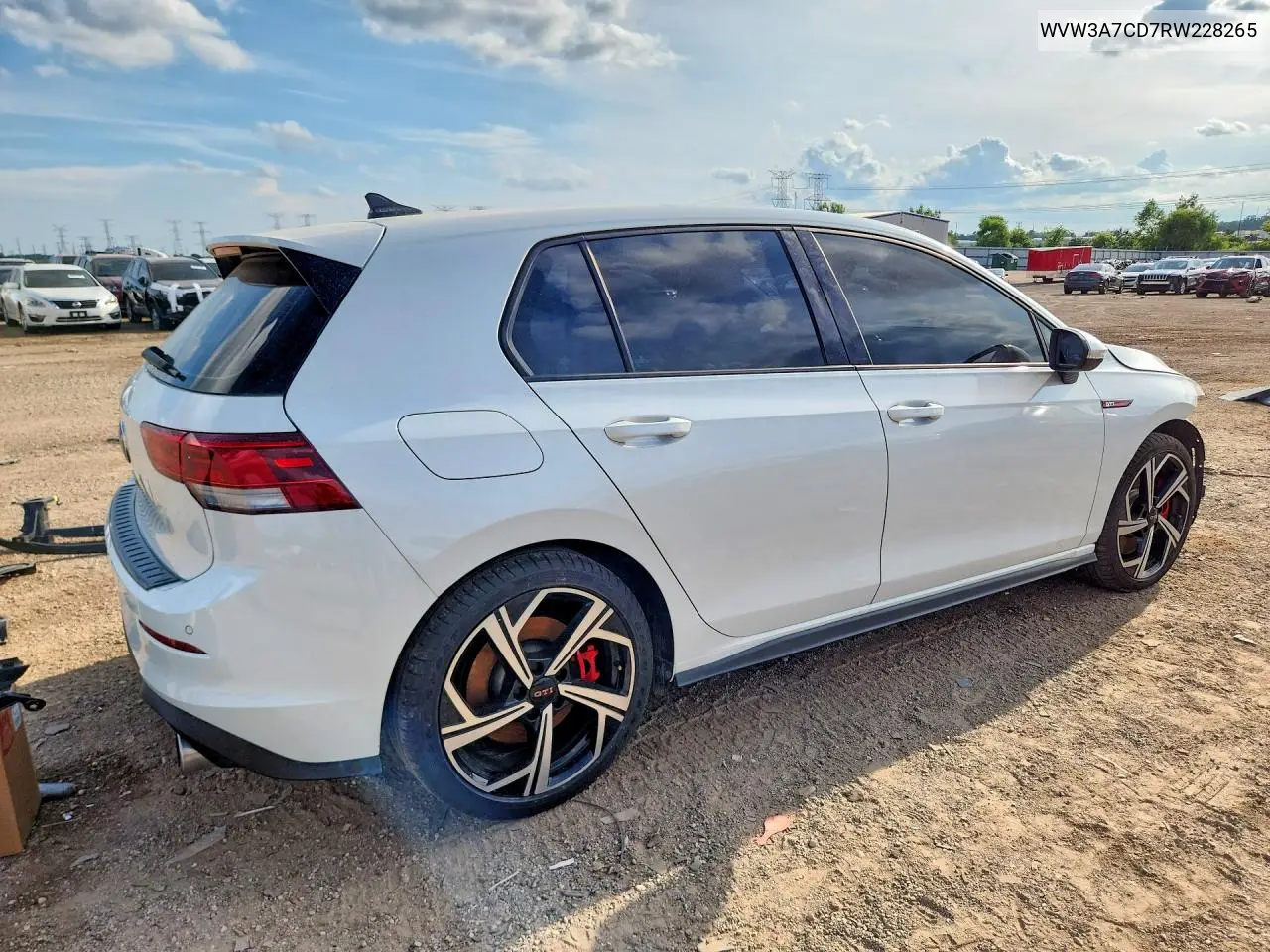 2024 Volkswagen Gti Se VIN: WVW3A7CD7RW228265 Lot: 59143736