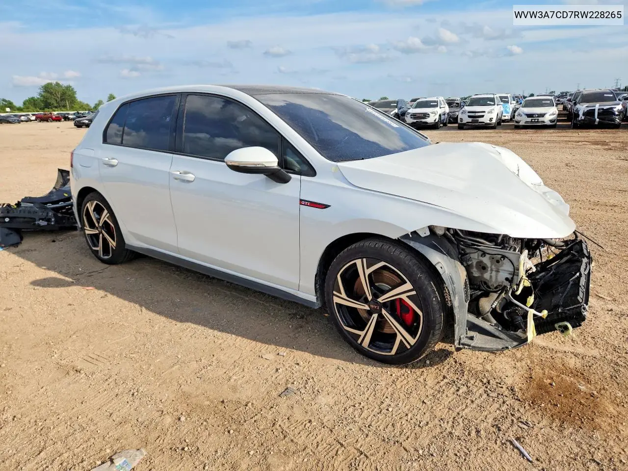 2024 Volkswagen Gti Se VIN: WVW3A7CD7RW228265 Lot: 59143736