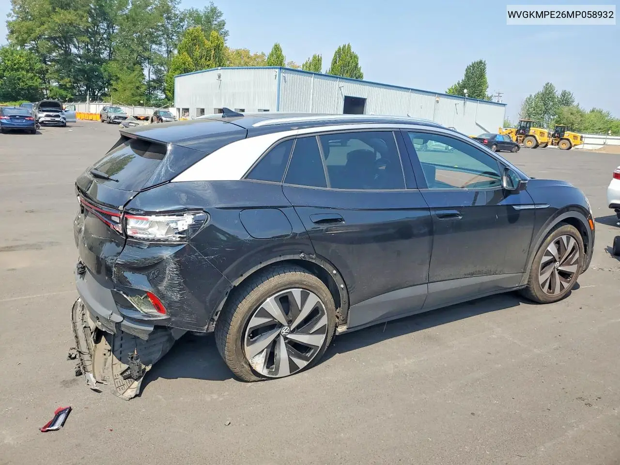 2021 Volkswagen Id.4 Pro S VIN: WVGKMPE26MP058932 Lot: 61820236