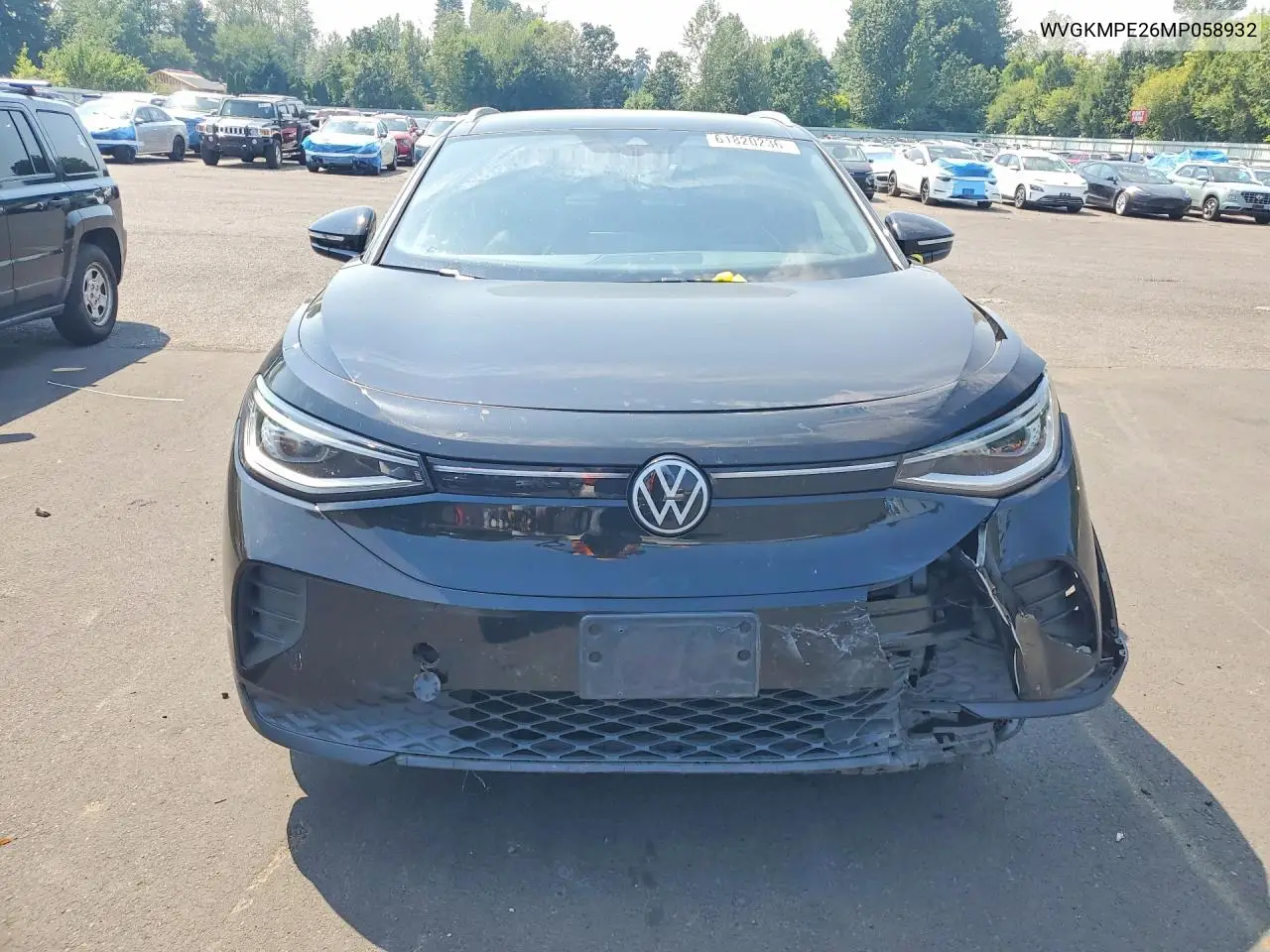 2021 Volkswagen Id.4 Pro S VIN: WVGKMPE26MP058932 Lot: 61820236