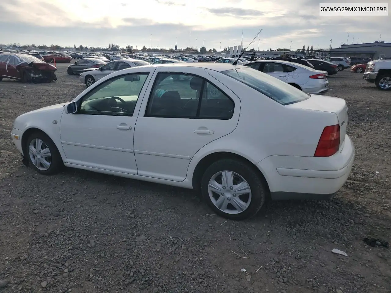 3VWSG29MX1M001898 2001 Volkswagen Jetta Gls
