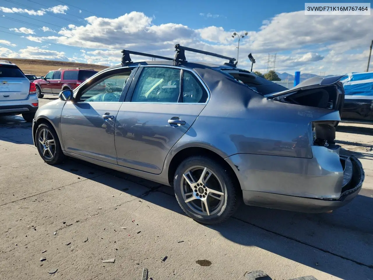 3VWDF71K16M767464 2006 Volkswagen Jetta 2.5L Leather