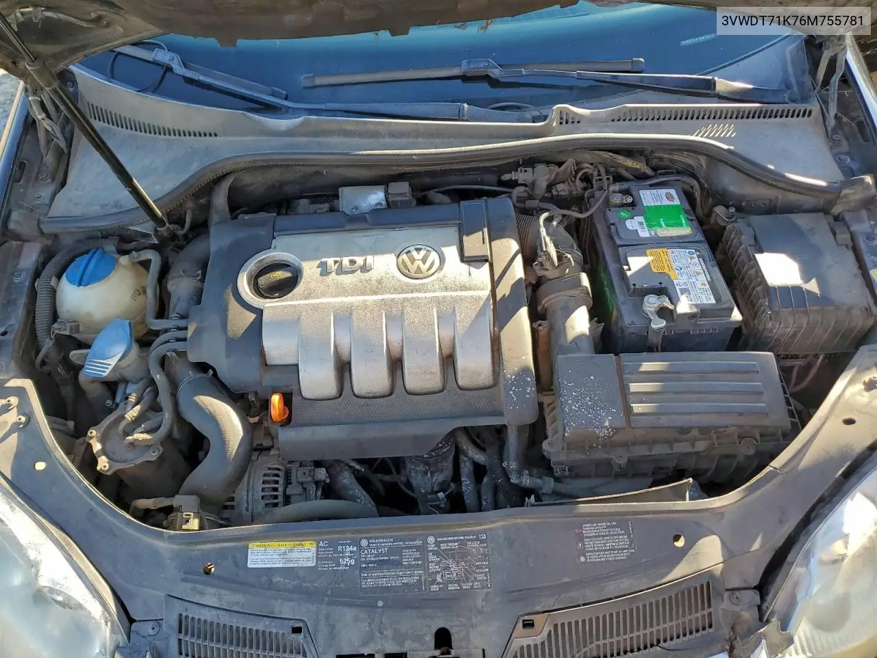 3VWDT71K76M755781 2006 Volkswagen Jetta Tdi Option Package 2