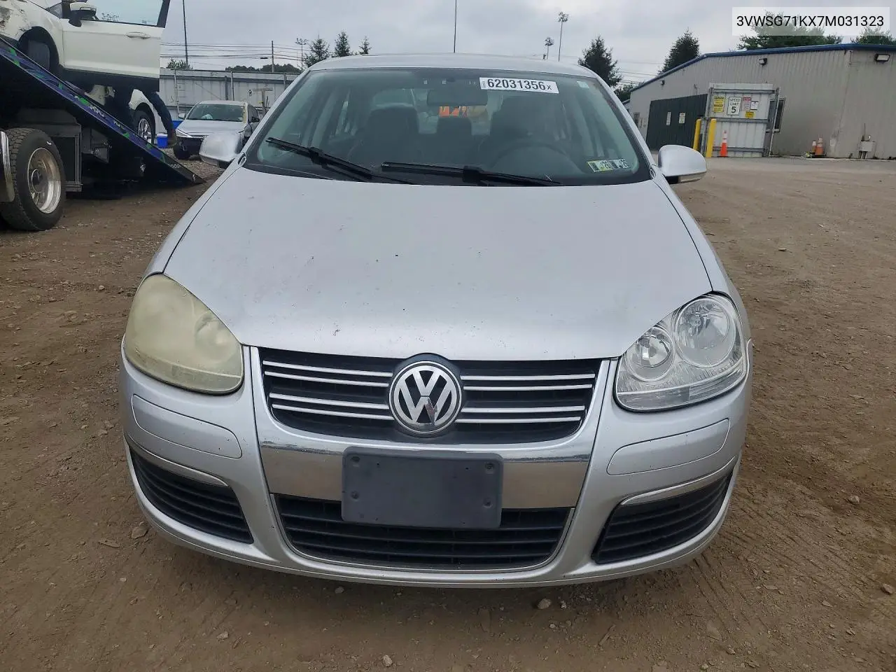 2007 Volkswagen Jetta 2.5 Option Package 1 VIN: 3VWSG71KX7M031323 Lot: 62031356