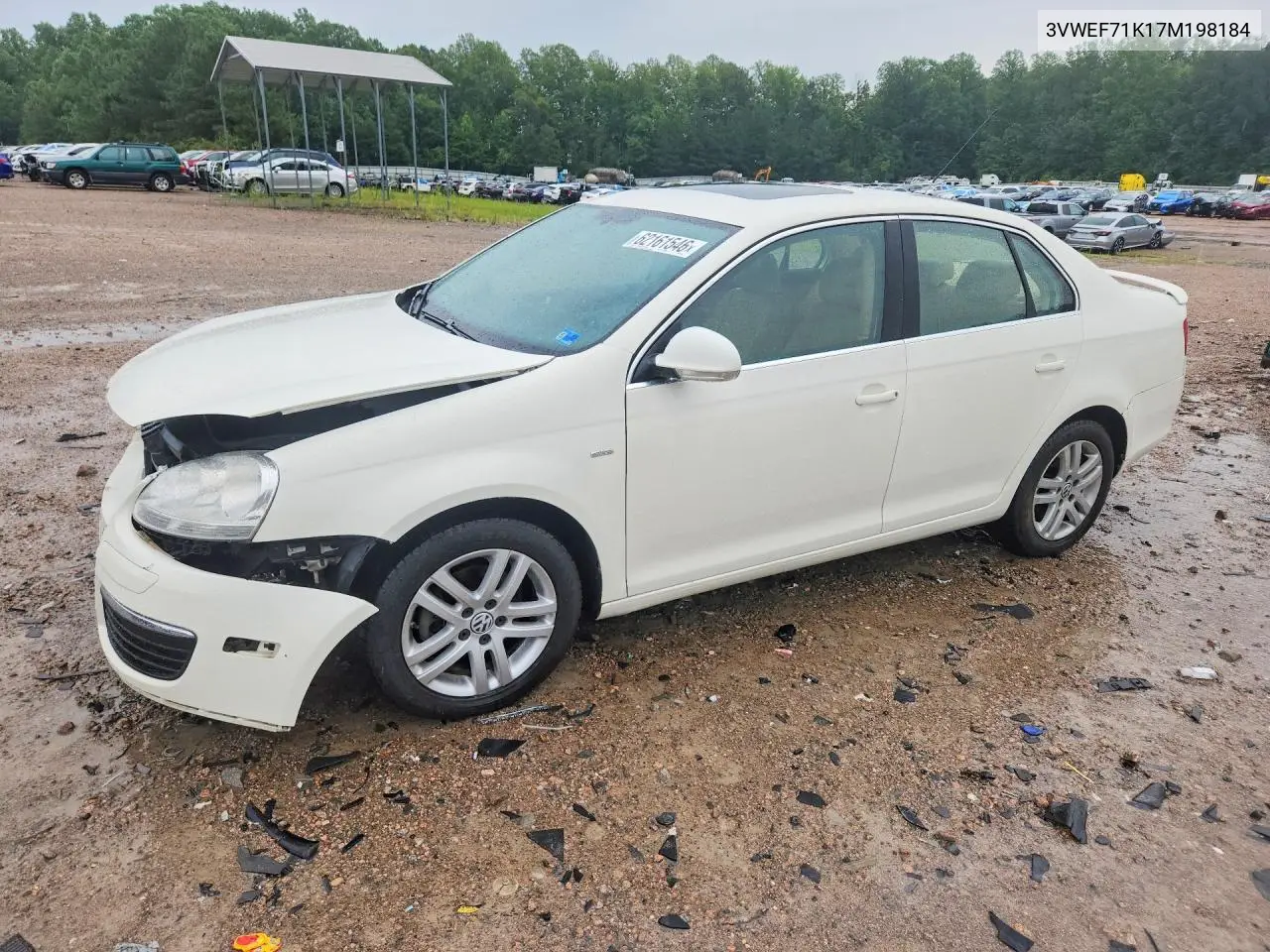 2007 Volkswagen Jetta Wolfsburg VIN: 3VWEF71K17M198184 Lot: 62161546