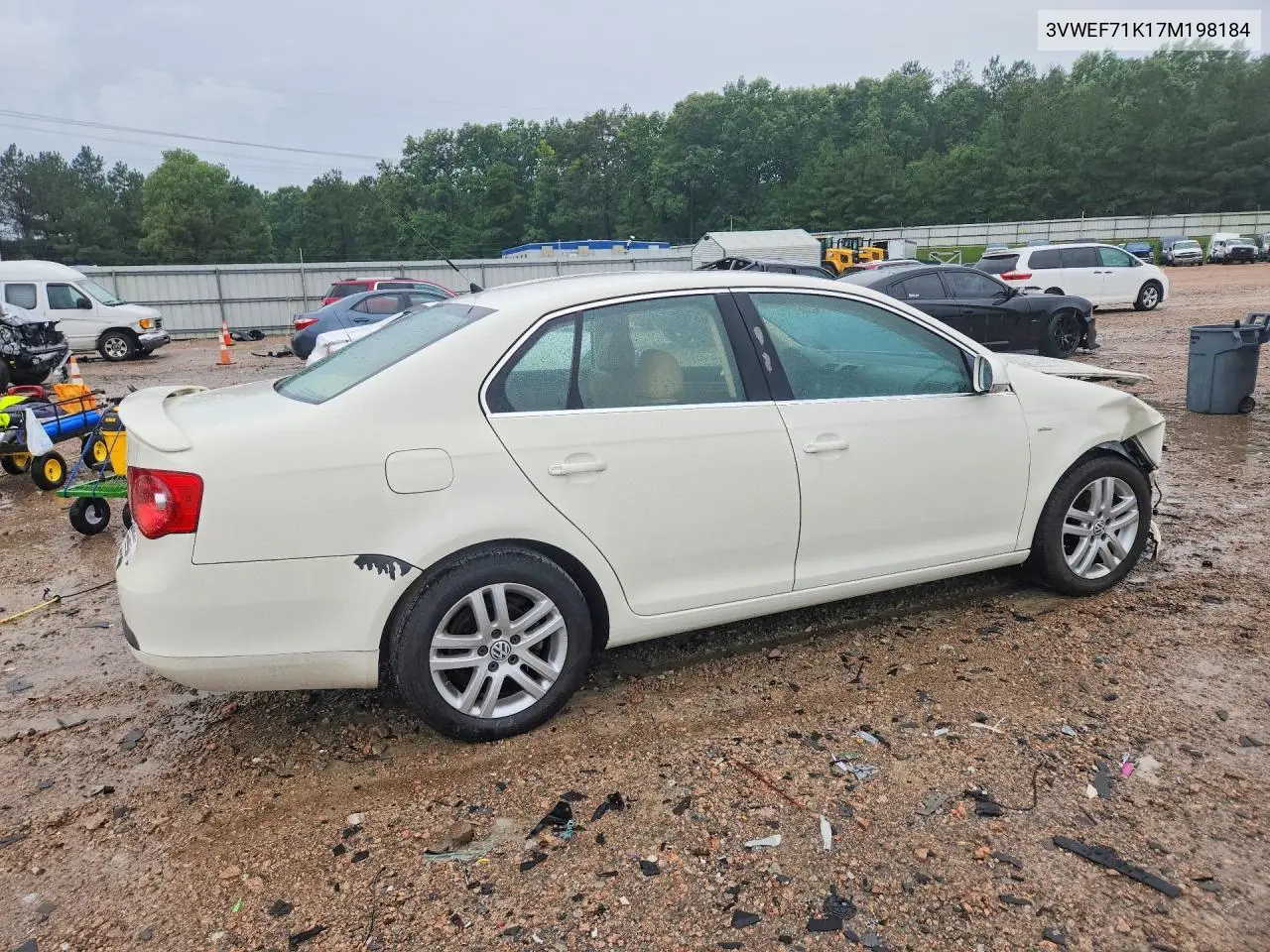 2007 Volkswagen Jetta Wolfsburg VIN: 3VWEF71K17M198184 Lot: 62161546