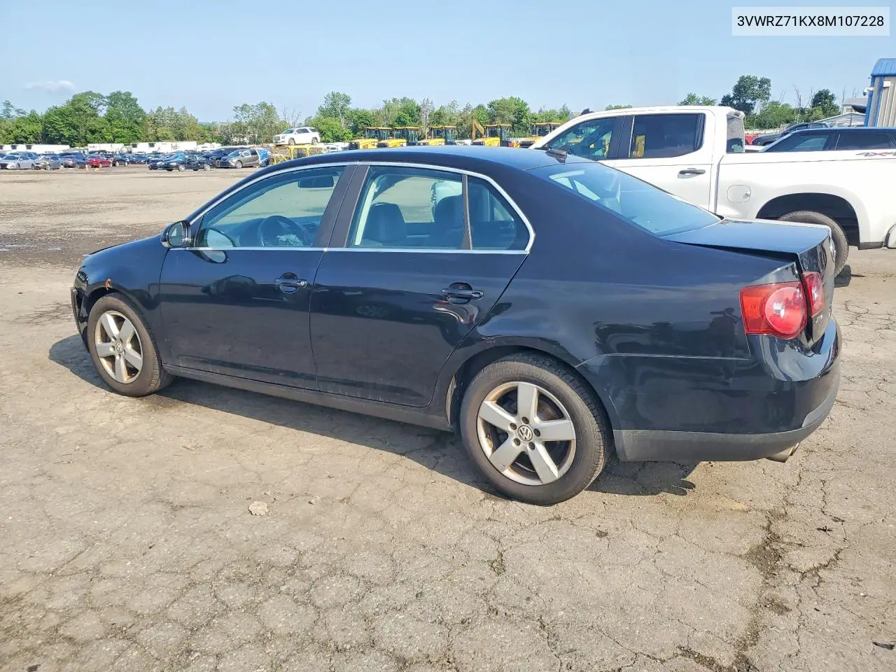 2008 Volkswagen Jetta Se VIN: 3VWRZ71KX8M107228 Lot: 62240916