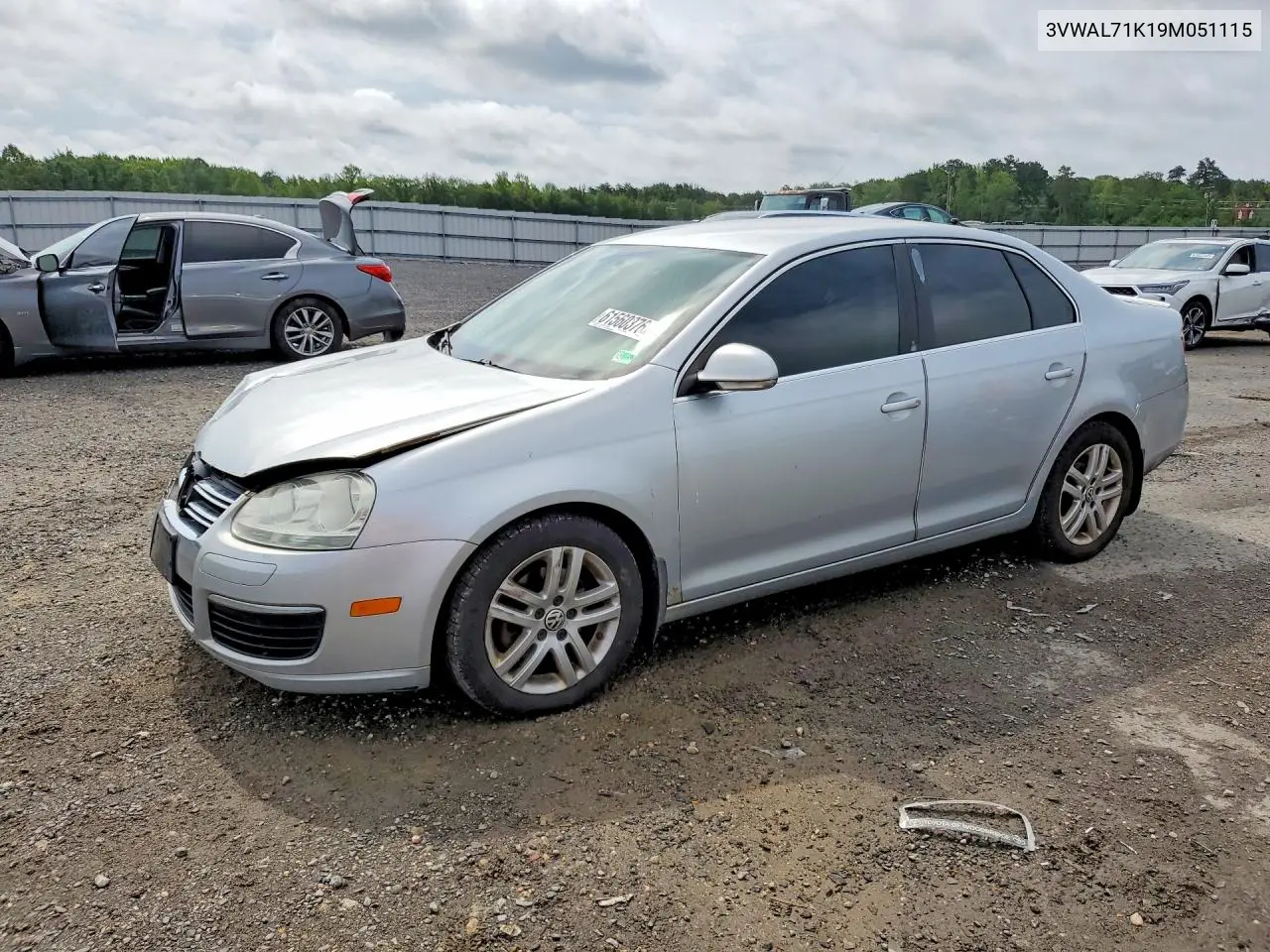 2009 Volkswagen Jetta Tdi VIN: 3VWAL71K19M051115 Lot: 61560376