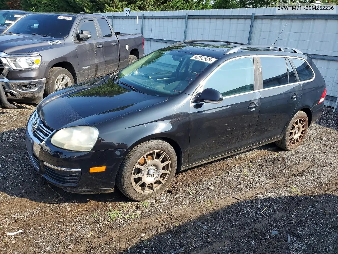 2009 Volkswagen Jetta Se VIN: 3VWTM71K29M252236 Lot: 62035626