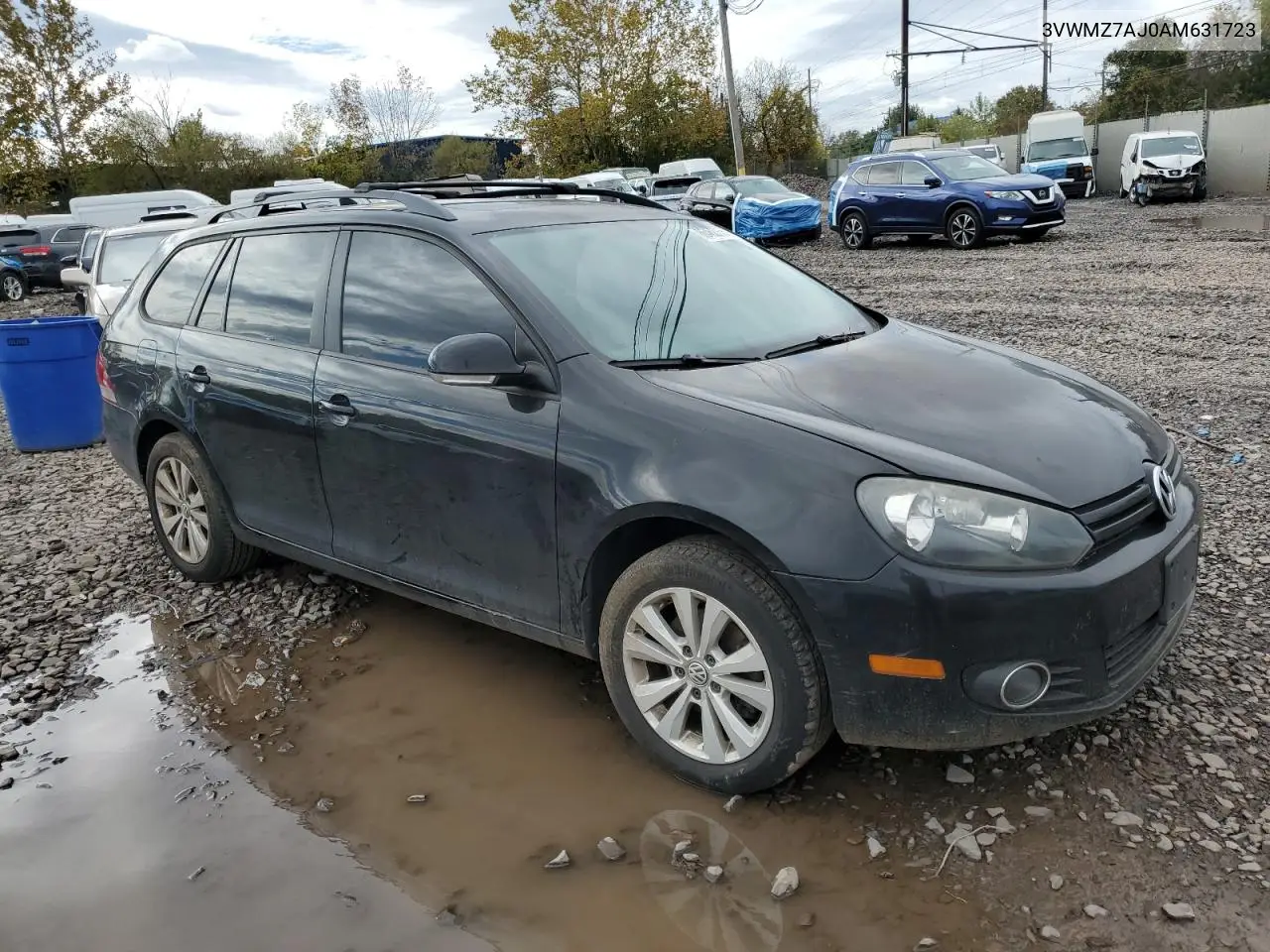 3VWMZ7AJ0AM631723 2010 Volkswagen Jetta S