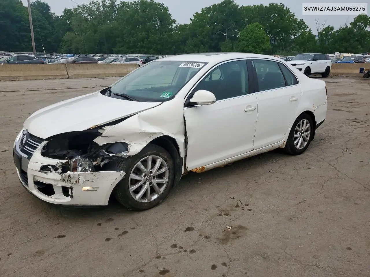2010 Volkswagen Jetta Se VIN: 3VWRZ7AJ3AM055275 Lot: 60270386