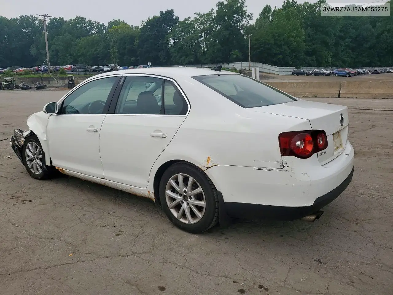 2010 Volkswagen Jetta Se VIN: 3VWRZ7AJ3AM055275 Lot: 60270386