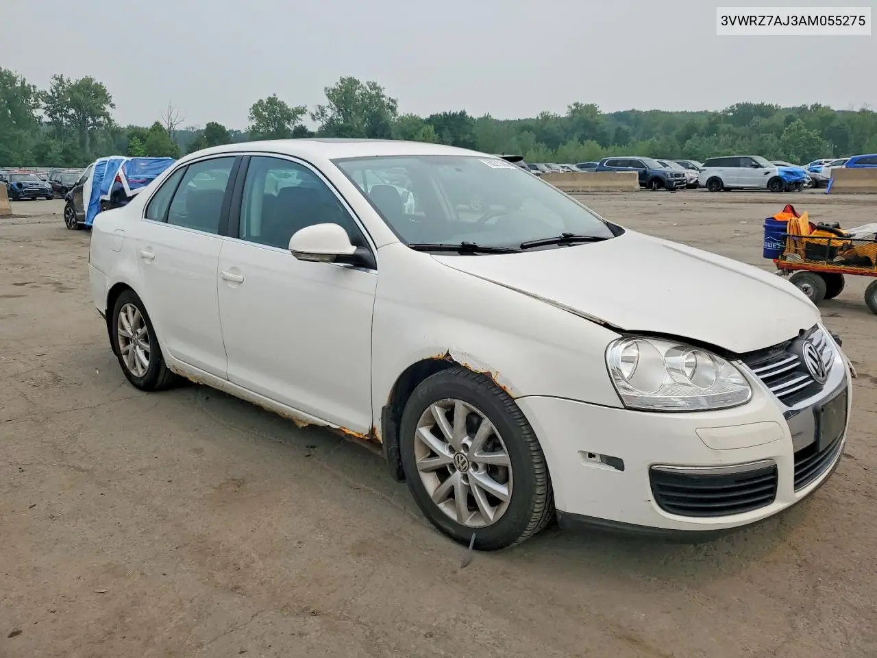 2010 Volkswagen Jetta Se VIN: 3VWRZ7AJ3AM055275 Lot: 60270386