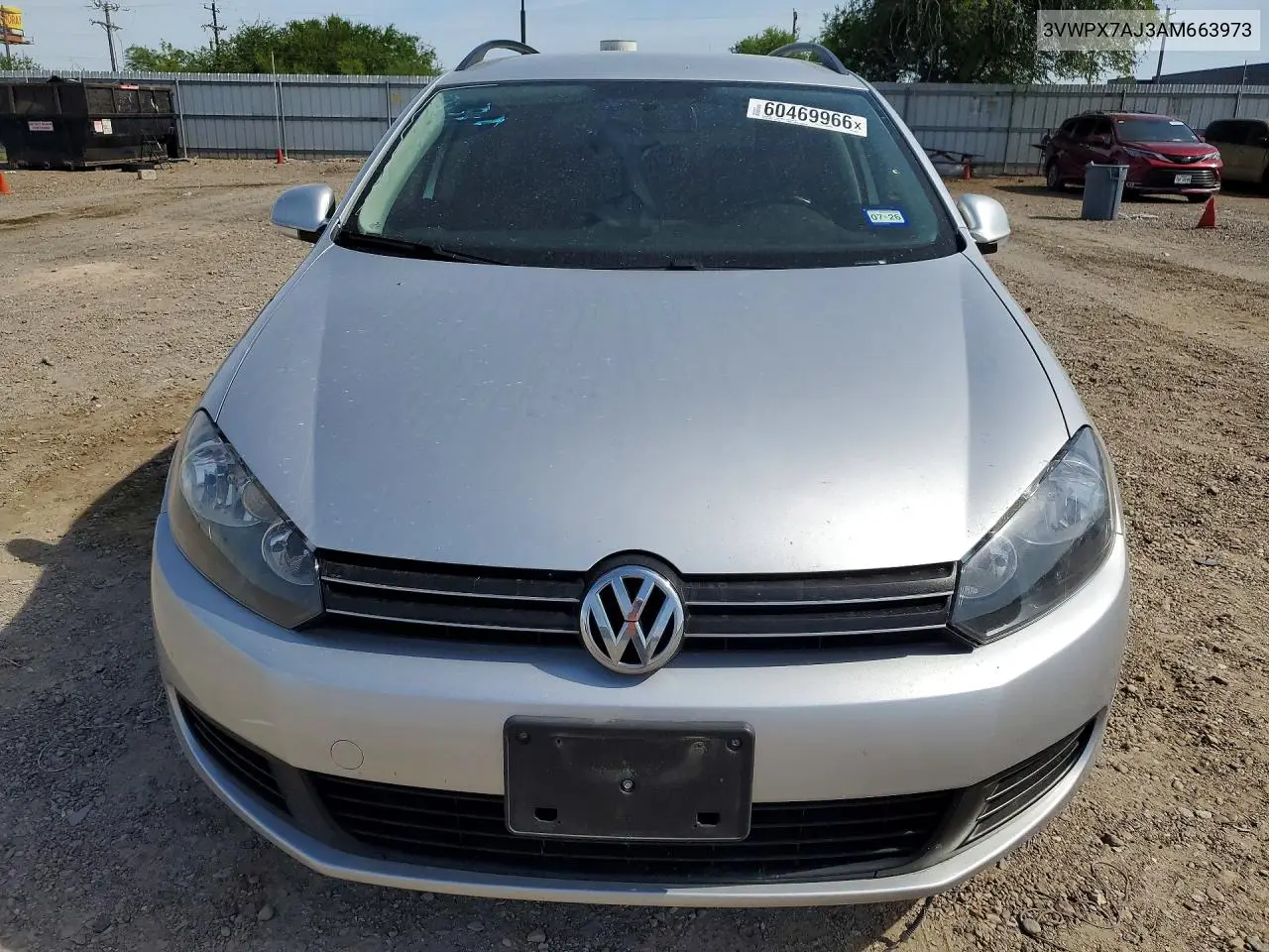 2010 Volkswagen Jetta Se VIN: 3VWPX7AJ3AM663973 Lot: 60469966