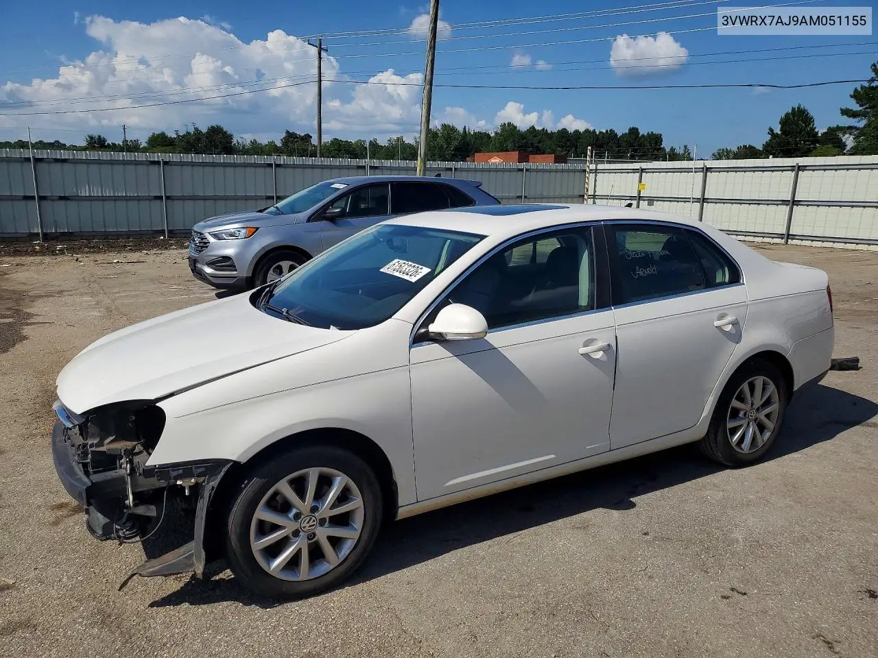 2010 Volkswagen Jetta Se VIN: 3VWRX7AJ9AM051155 Lot: 61563326