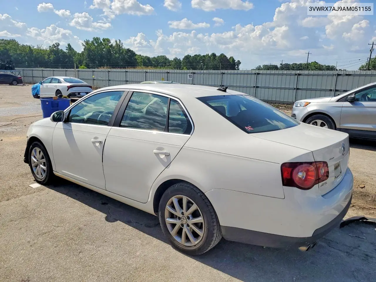 2010 Volkswagen Jetta Se VIN: 3VWRX7AJ9AM051155 Lot: 61563326