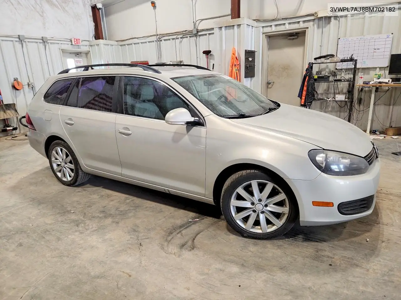 2011 Volkswagen Jetta VIN: 3VWPL7AJ8BM702182 Lot: 60064826