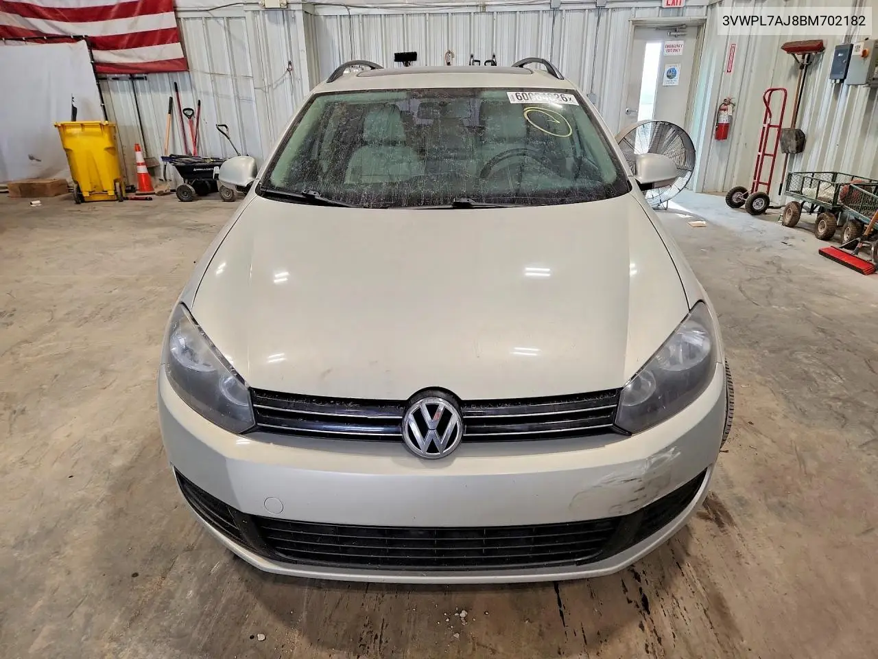 2011 Volkswagen Jetta VIN: 3VWPL7AJ8BM702182 Lot: 60064826