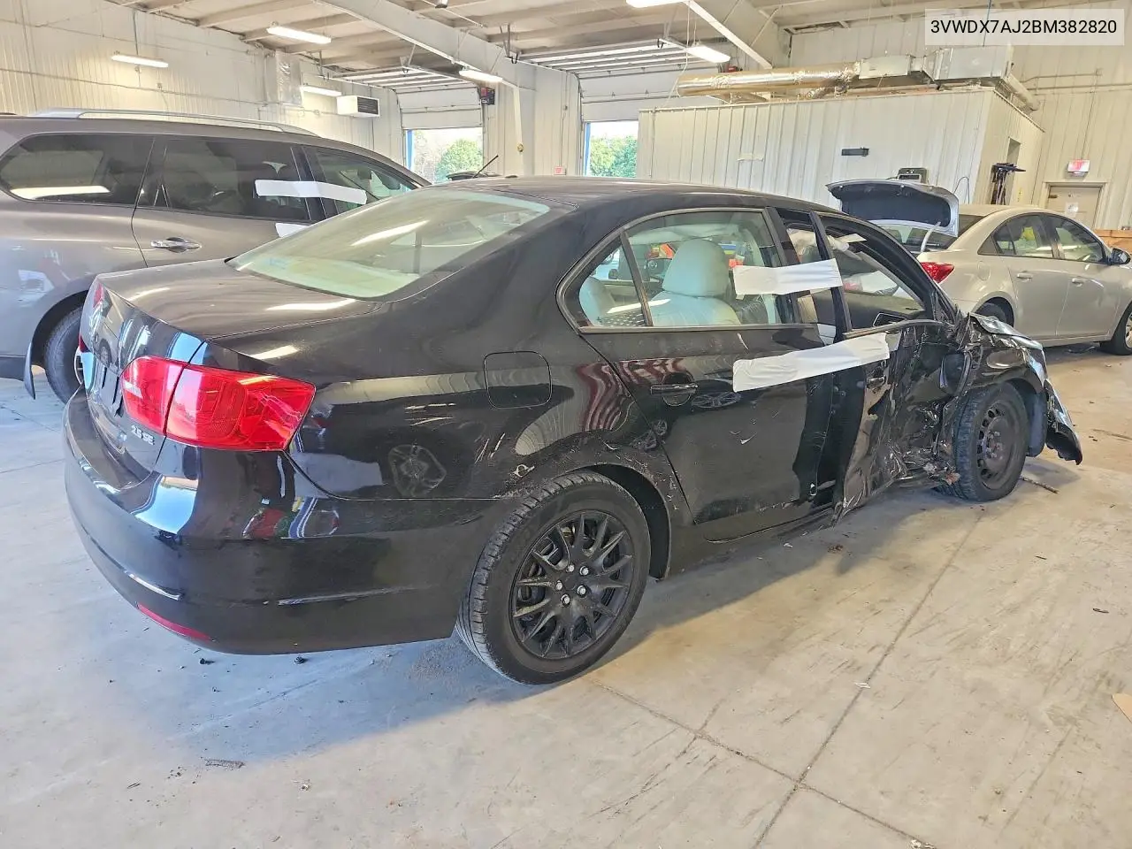 2011 Volkswagen Jetta Se VIN: 3VWDX7AJ2BM382820 Lot: 61334656