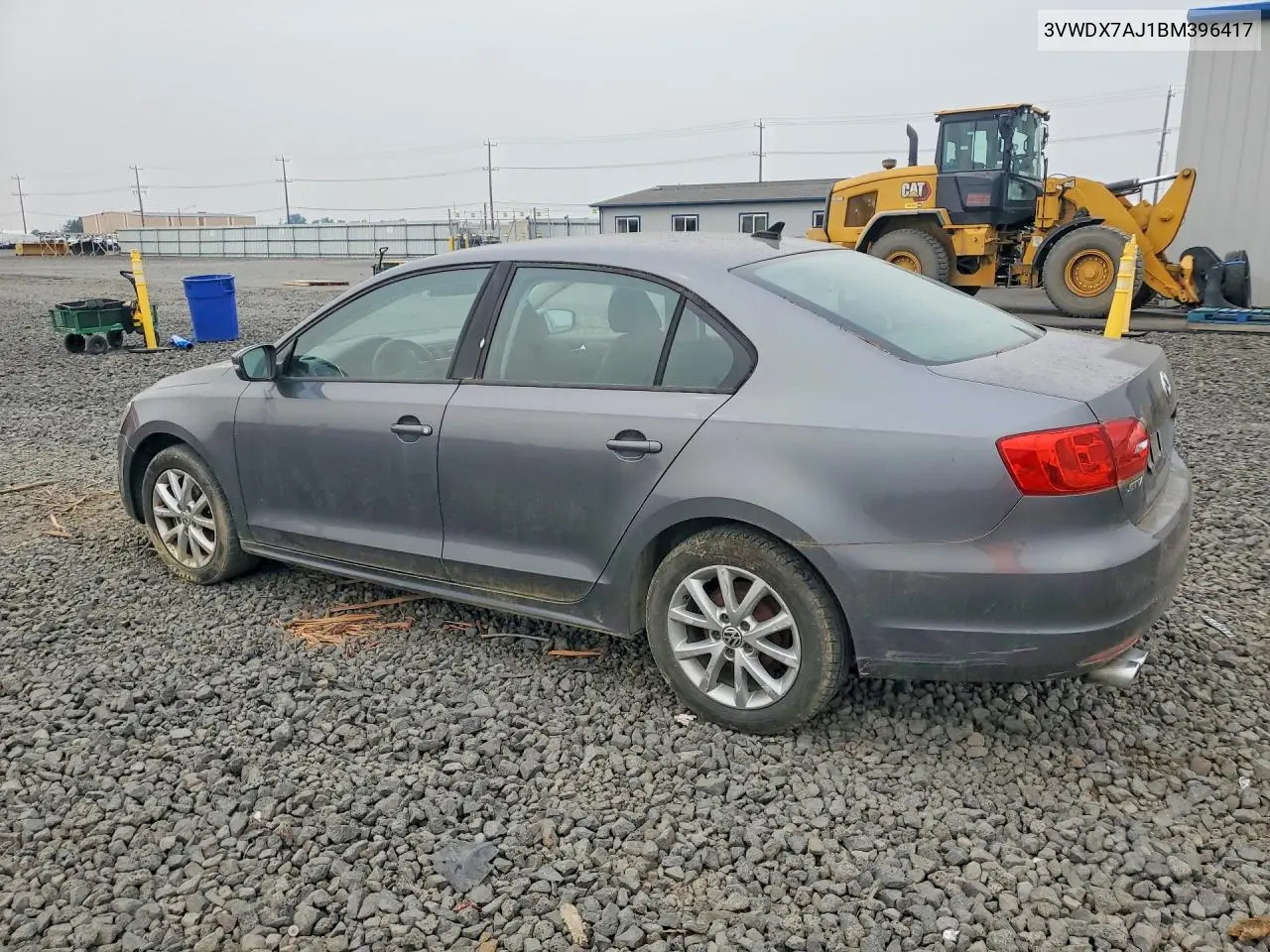 2011 Volkswagen Jetta Se VIN: 3VWDX7AJ1BM396417 Lot: 61776026