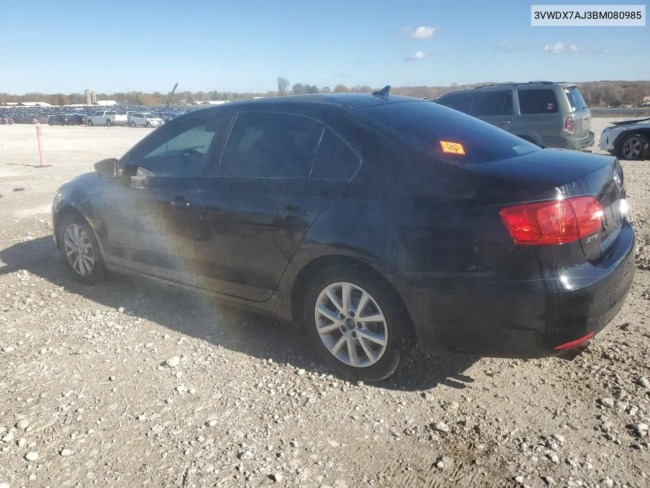 3VWDX7AJ3BM080985 2011 Volkswagen Jetta Se