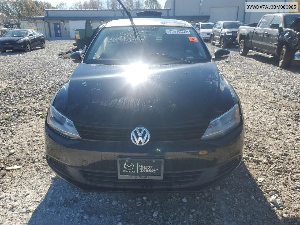 3VWDX7AJ3BM080985 2011 Volkswagen Jetta Se