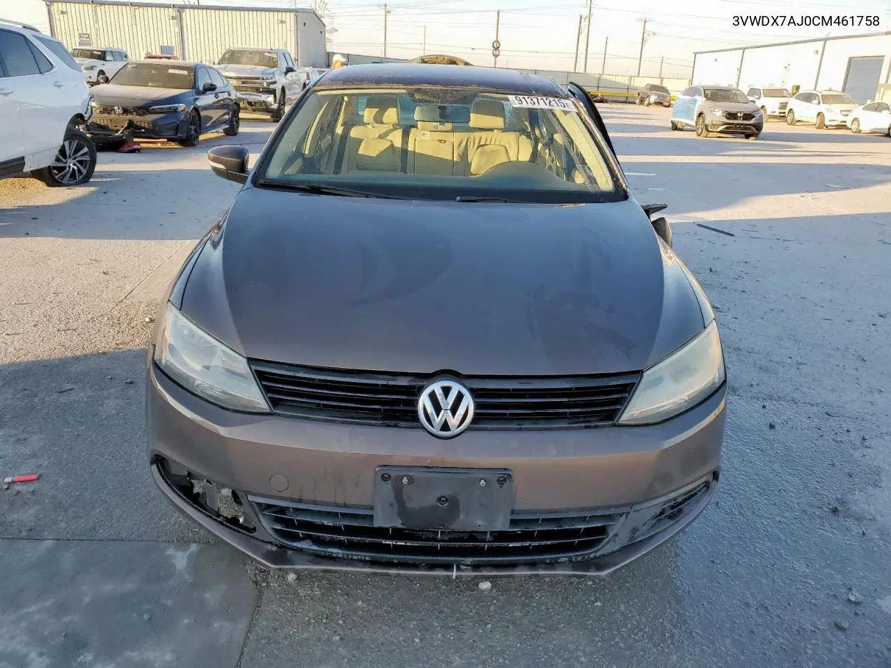 3VWDX7AJ0CM461758 2012 Volkswagen Jetta Se