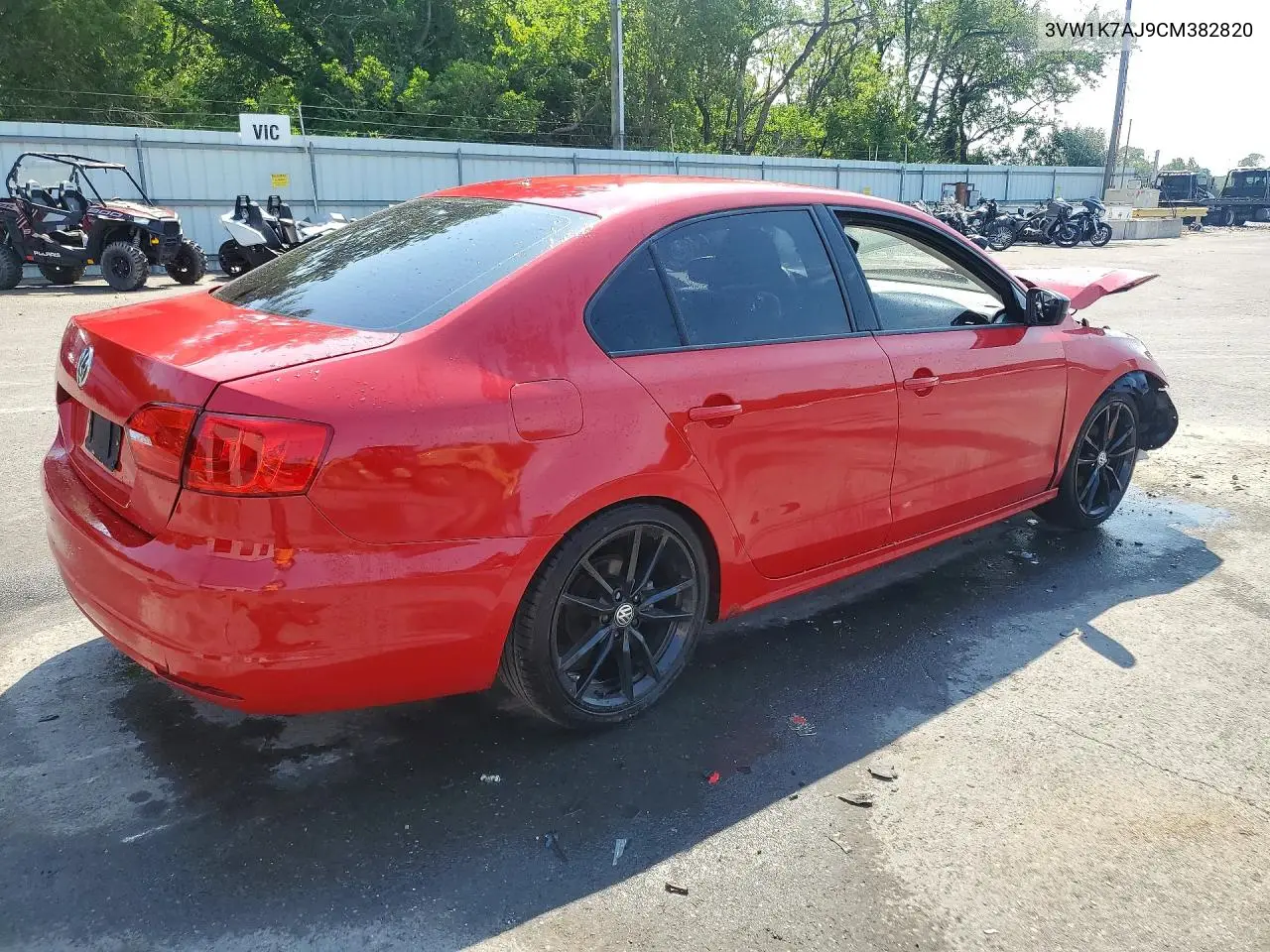 2012 Volkswagen Jetta Base VIN: 3VW1K7AJ9CM382820 Lot: 60198846