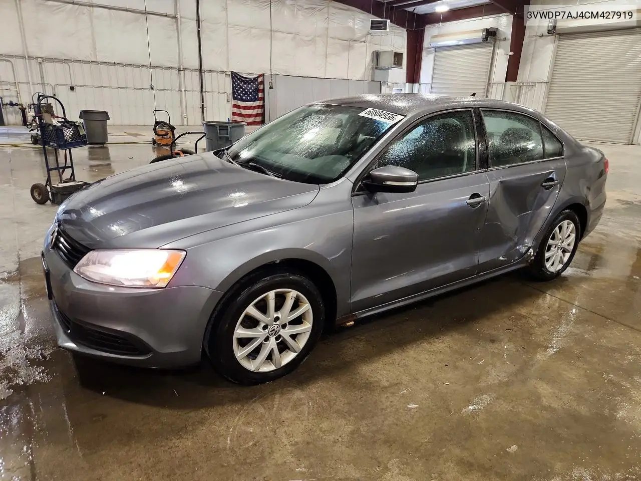 2012 Volkswagen Jetta Se VIN: 3VWDP7AJ4CM427919 Lot: 60804936