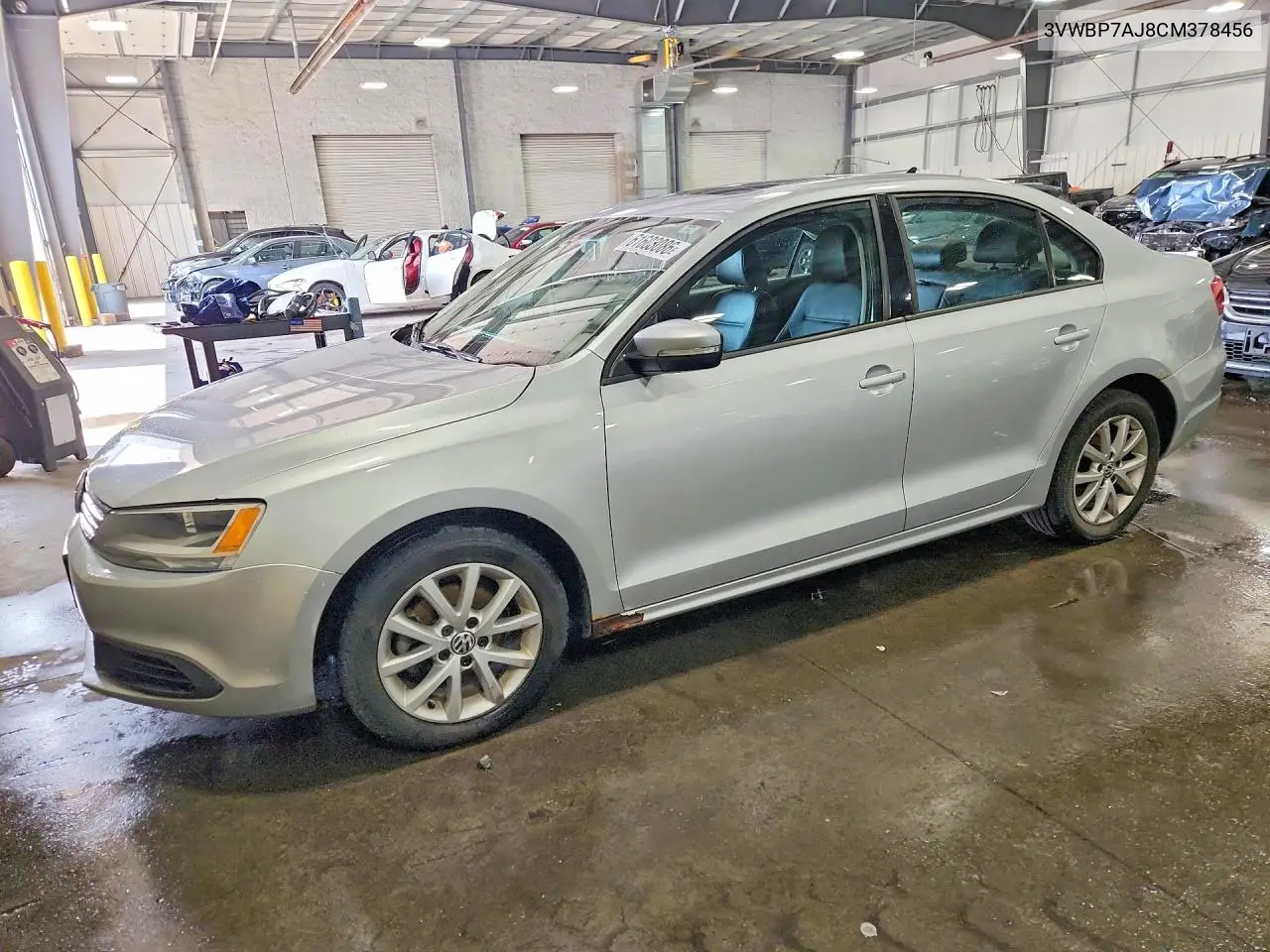 2012 Volkswagen Jetta Se VIN: 3VWBP7AJ8CM378456 Lot: 61603086