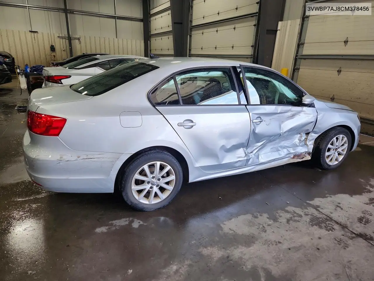 2012 Volkswagen Jetta Se VIN: 3VWBP7AJ8CM378456 Lot: 61603086