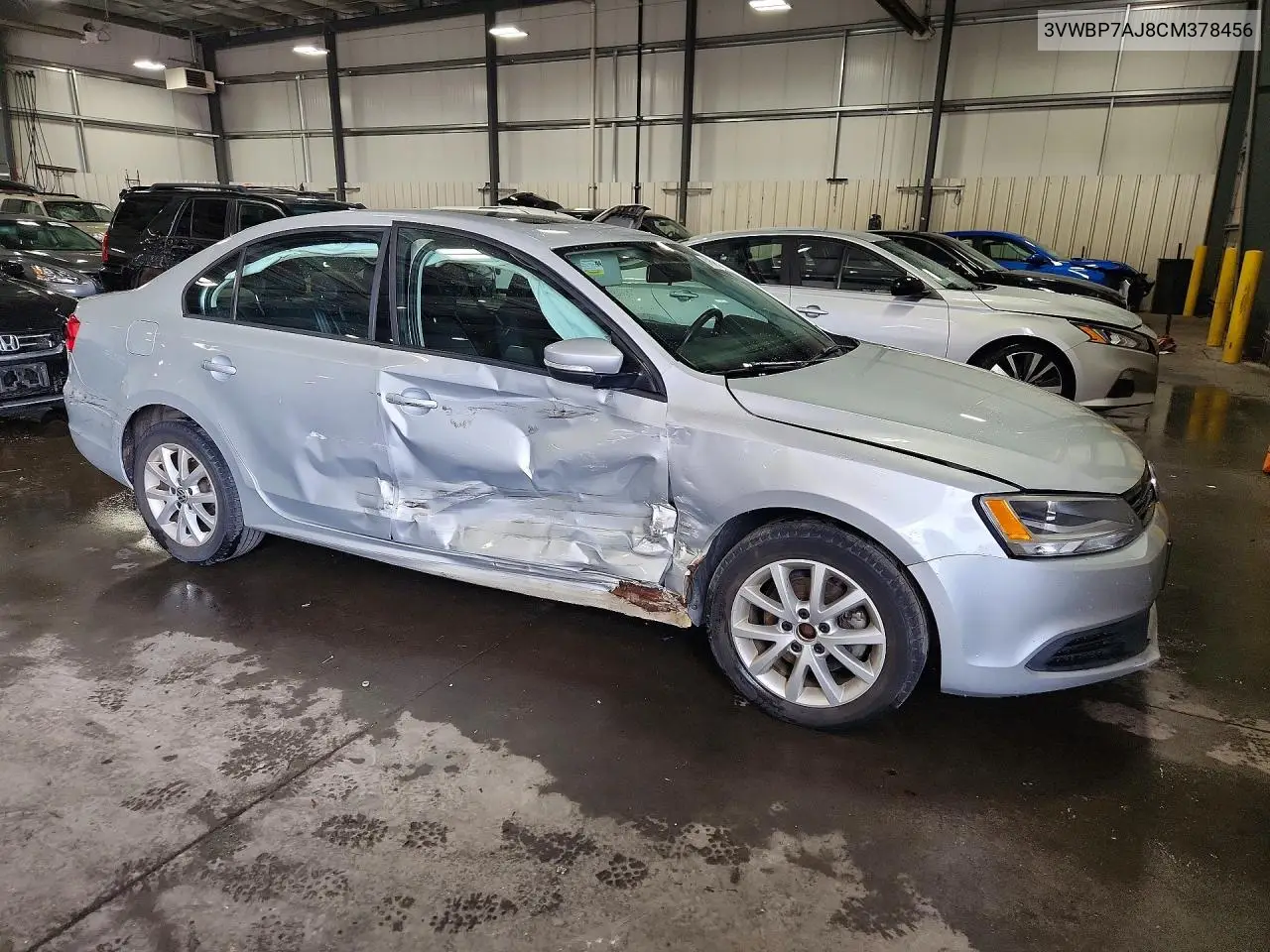 2012 Volkswagen Jetta Se VIN: 3VWBP7AJ8CM378456 Lot: 61603086
