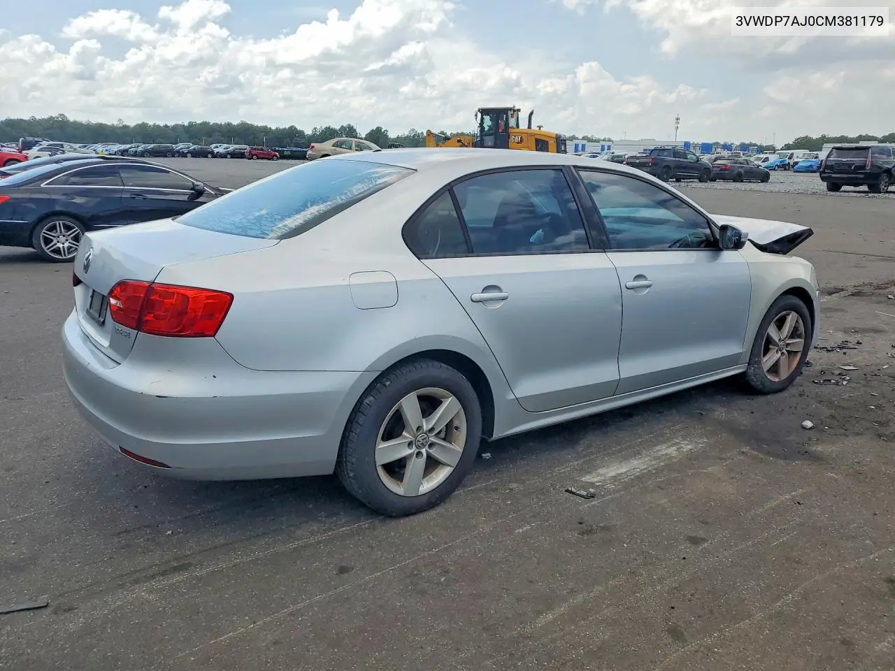 2012 Volkswagen Jetta Se VIN: 3VWDP7AJ0CM381179 Lot: 61682326