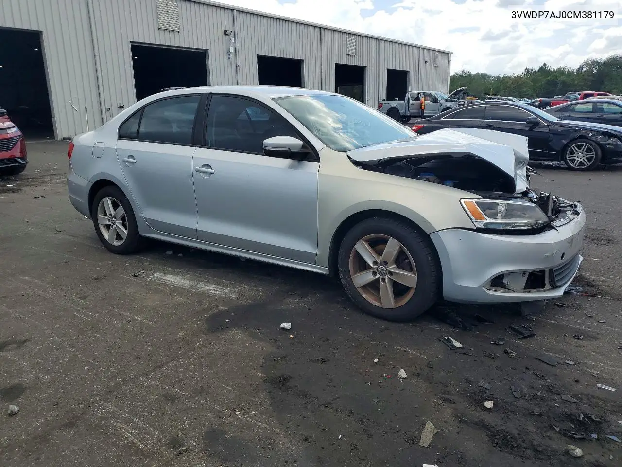 2012 Volkswagen Jetta Se VIN: 3VWDP7AJ0CM381179 Lot: 61682326