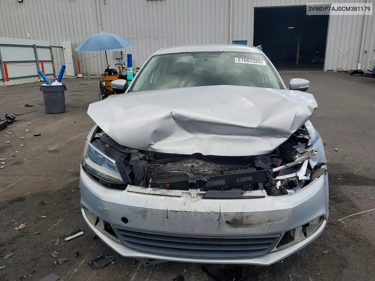 2012 Volkswagen Jetta Se VIN: 3VWDP7AJ0CM381179 Lot: 61682326