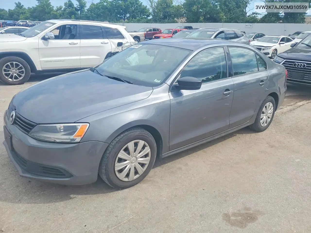 2012 Volkswagen Jetta Base VIN: 3VW2K7AJXCM310559 Lot: 61880846