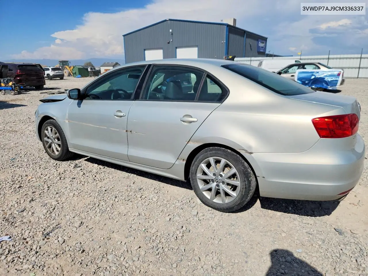 2012 Volkswagen Jetta Se VIN: 3VWDP7AJ9CM336337 Lot: 62129106