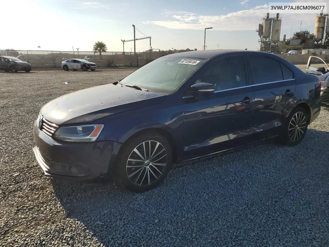 2012 Volkswagen Jetta Sel VIN: 3VWLP7AJ8CM096077 Lot: 62159416