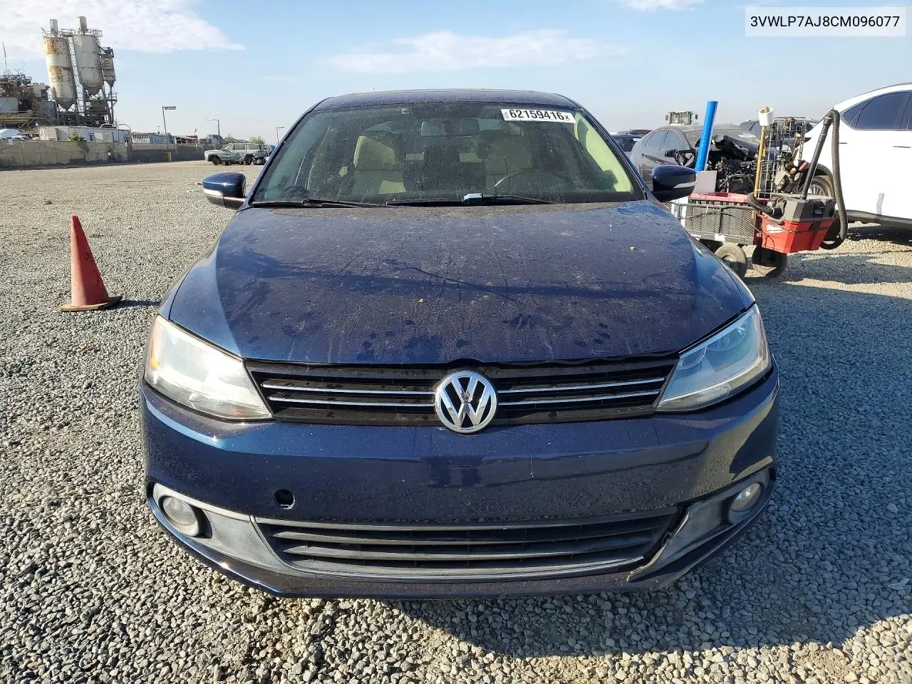 2012 Volkswagen Jetta Sel VIN: 3VWLP7AJ8CM096077 Lot: 62159416