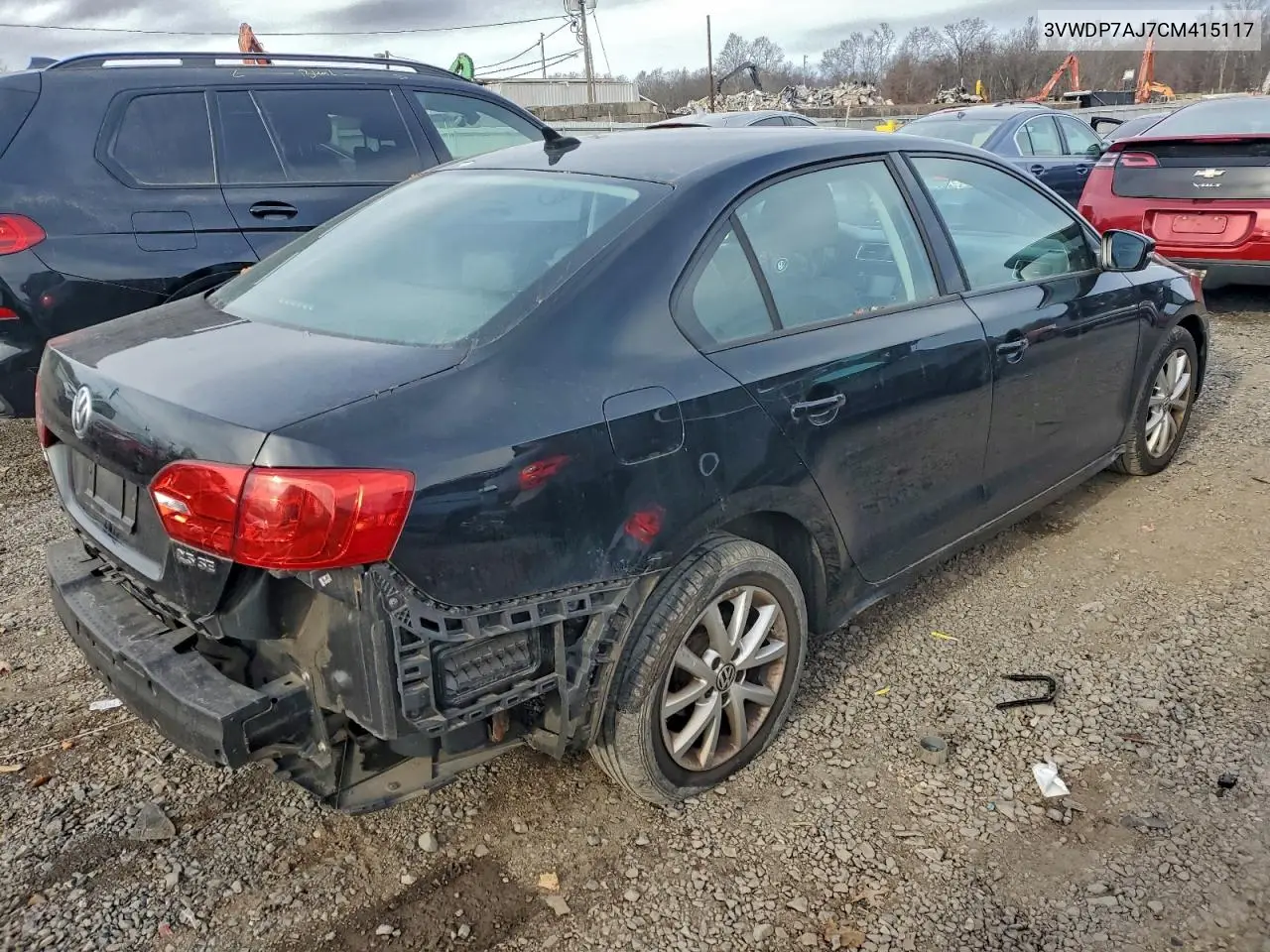 3VWDP7AJ7CM415117 2012 Volkswagen Jetta Se