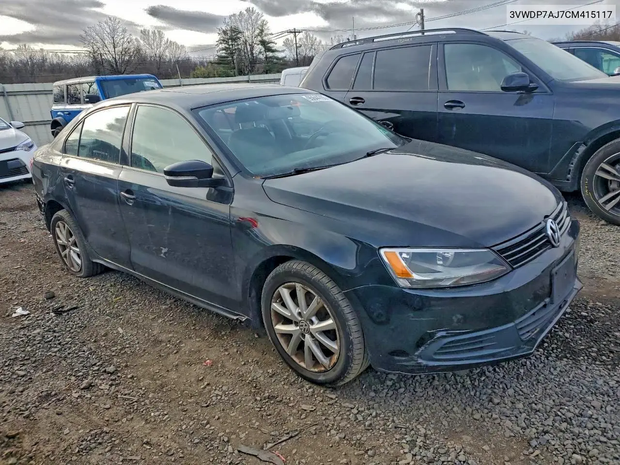 3VWDP7AJ7CM415117 2012 Volkswagen Jetta Se