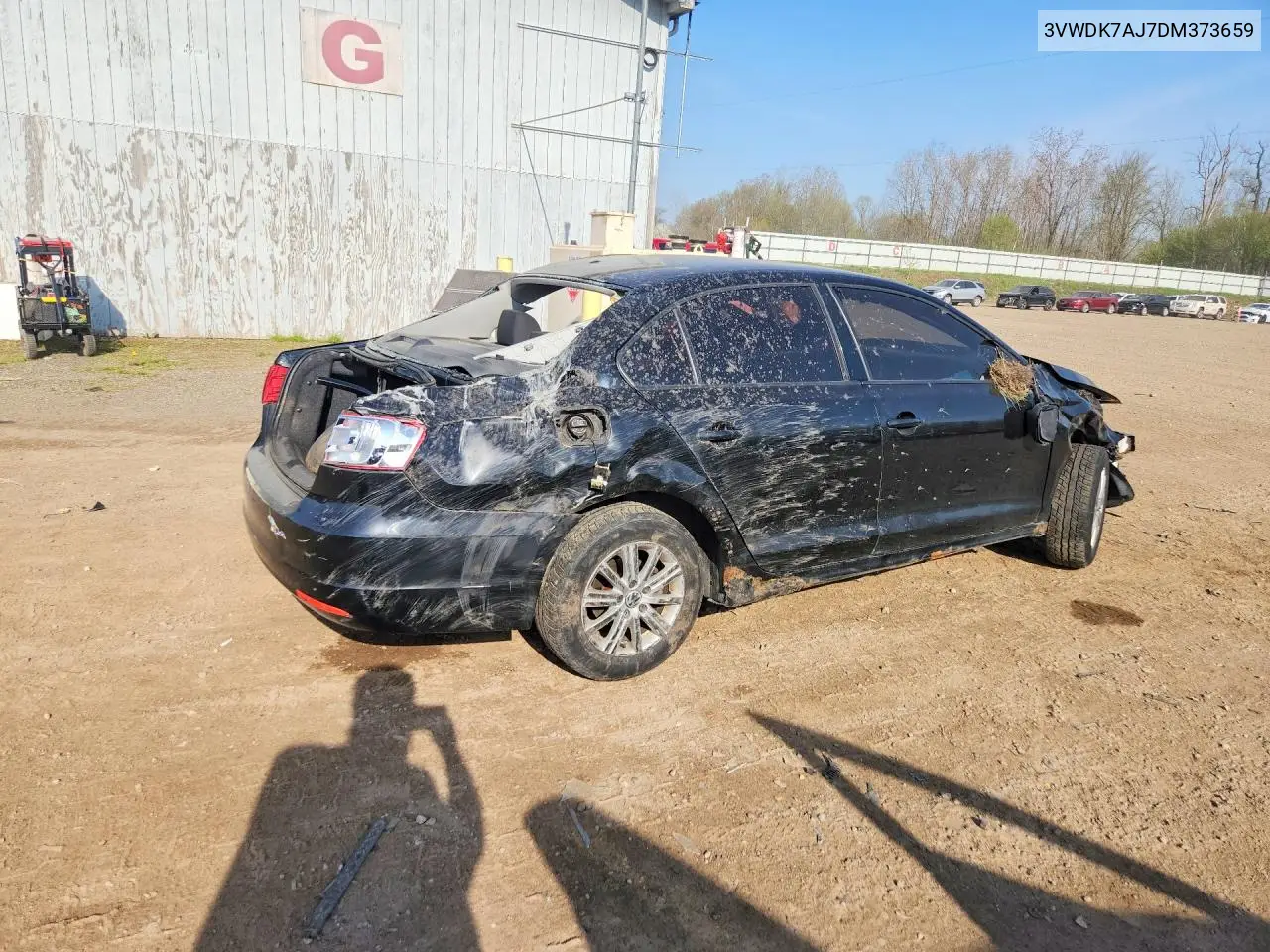 2013 Volkswagen Jetta Se VIN: 3VWDK7AJ7DM373659 Lot: 50911366