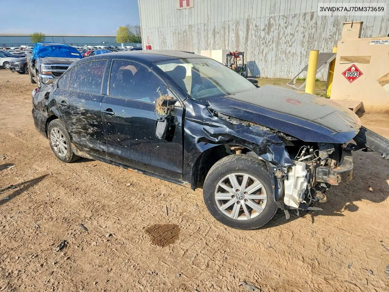 2013 Volkswagen Jetta Se VIN: 3VWDK7AJ7DM373659 Lot: 50911366