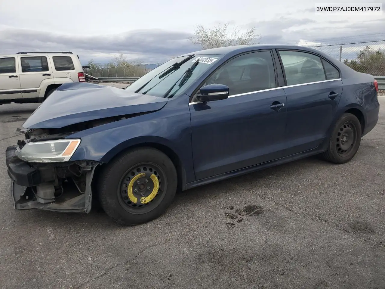 3VWDP7AJ0DM417972 2013 Volkswagen Jetta Se