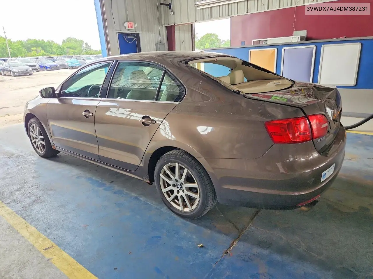2013 Volkswagen Jetta Se VIN: 3VWDX7AJ4DM387231 Lot: 59073176