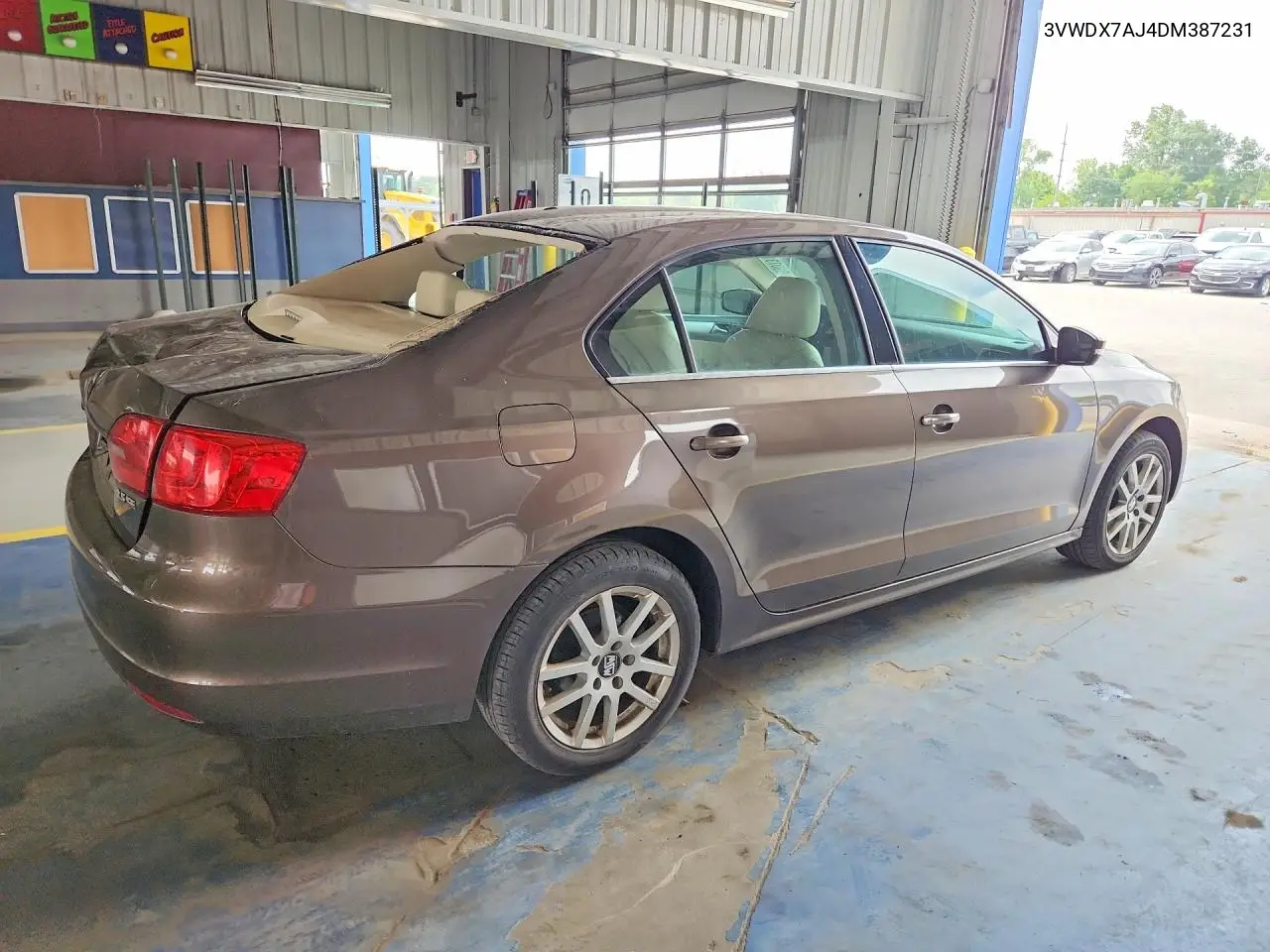 2013 Volkswagen Jetta Se VIN: 3VWDX7AJ4DM387231 Lot: 59073176