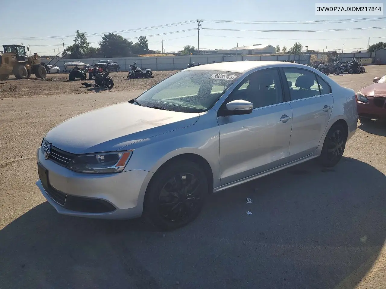 2013 Volkswagen Jetta Se VIN: 3VWDP7AJXDM217844 Lot: 59882346